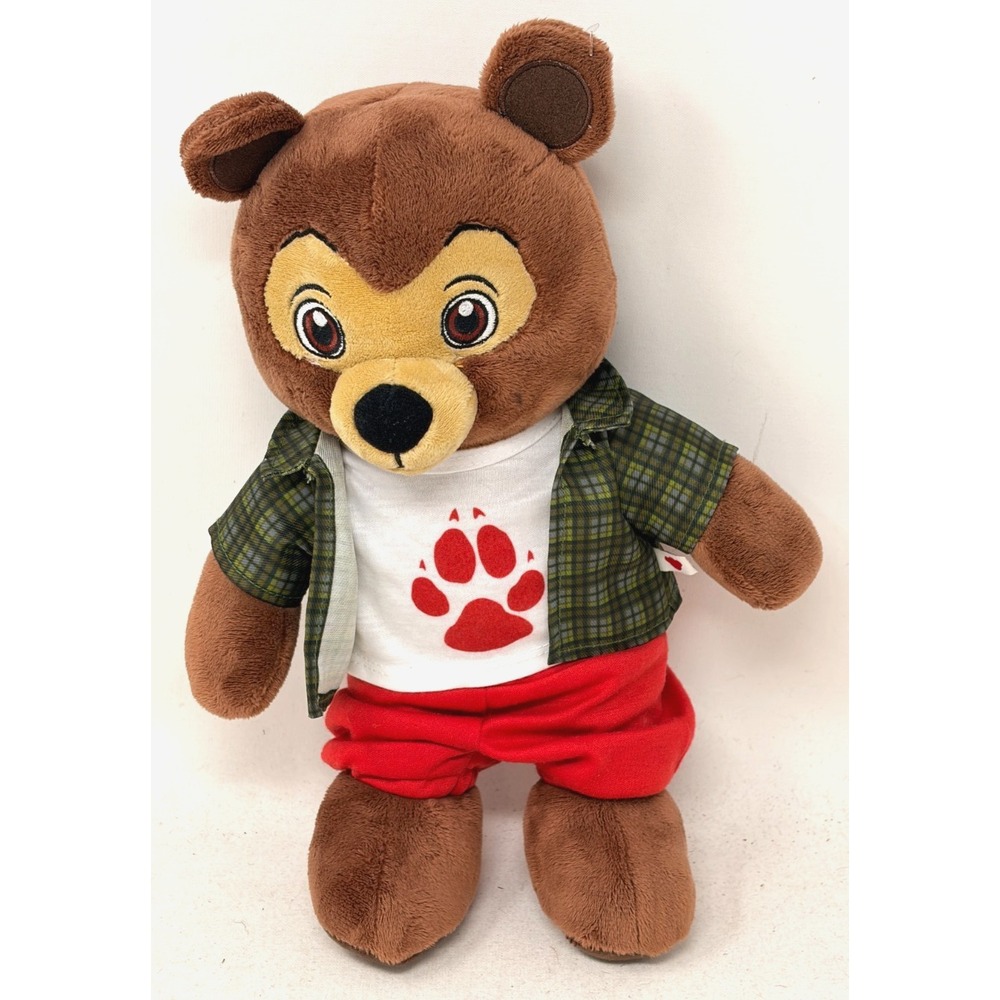 BAB Brinley Bear Plush 13" Build-A-Bear Workshop Brown Teddy Bear Stuffed Animal